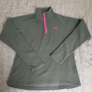 Helly Hansen Women's Green Fleece with Pink Zipper